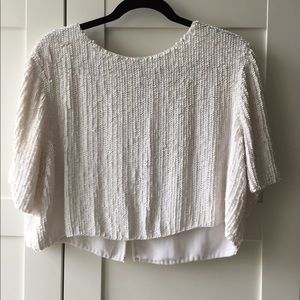 NWT Top Shop Sequined Top / Jacket